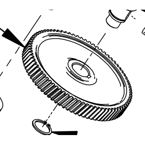 Gearbox gear wheel Z.79 – genuine IMER part 2202493