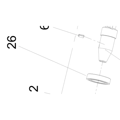 Gearbox bearing 6008 – genuine IMER part 2204504