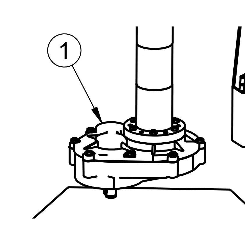 Reduction gear – genuine IMER part 2206763 for IMER Mix 360