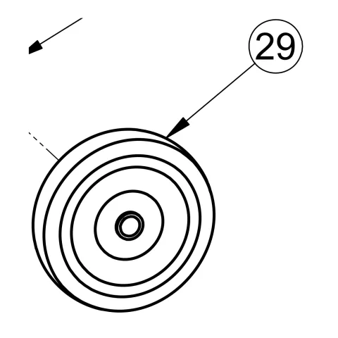 Wheel – genuine IMER part 2211250