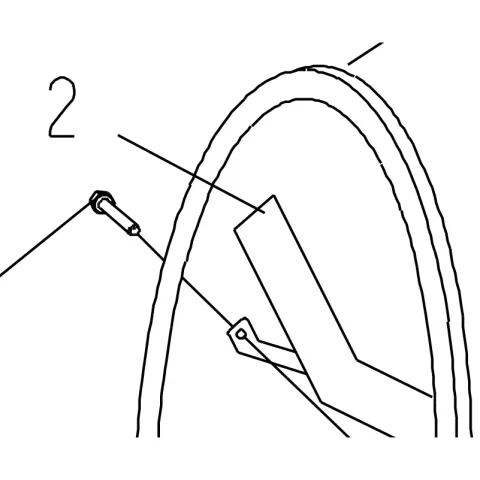 Drum mixing paddle – genuine IMER part 2250155