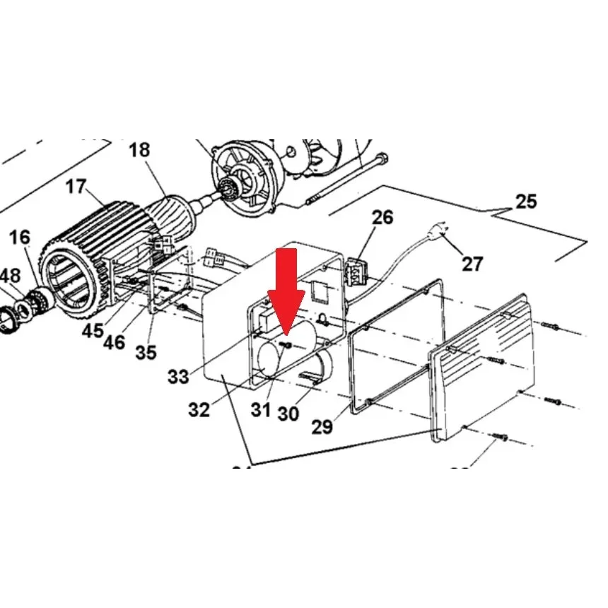 Condenser – genuine IMER part 2285311 for IMER Minuteman Mixer