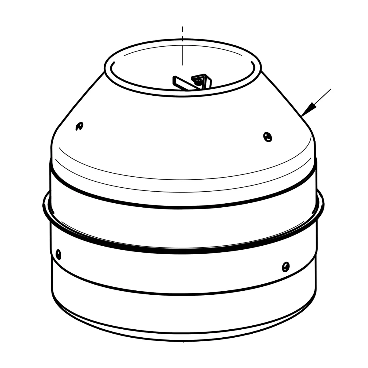 Complete tank assembly – genuine IMER part 3206635