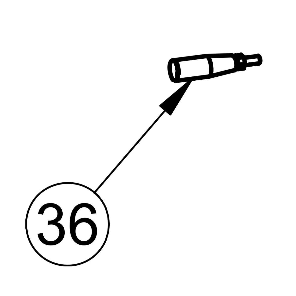 Knob M10 – genuine IMER part 3206748