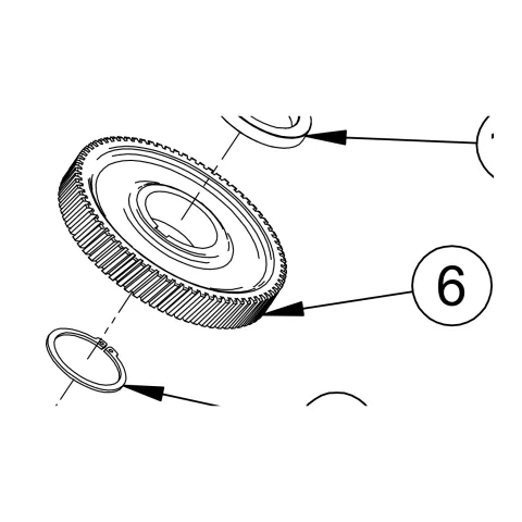 Gear wheel Z76 M2 – genuine IMER part 3208970