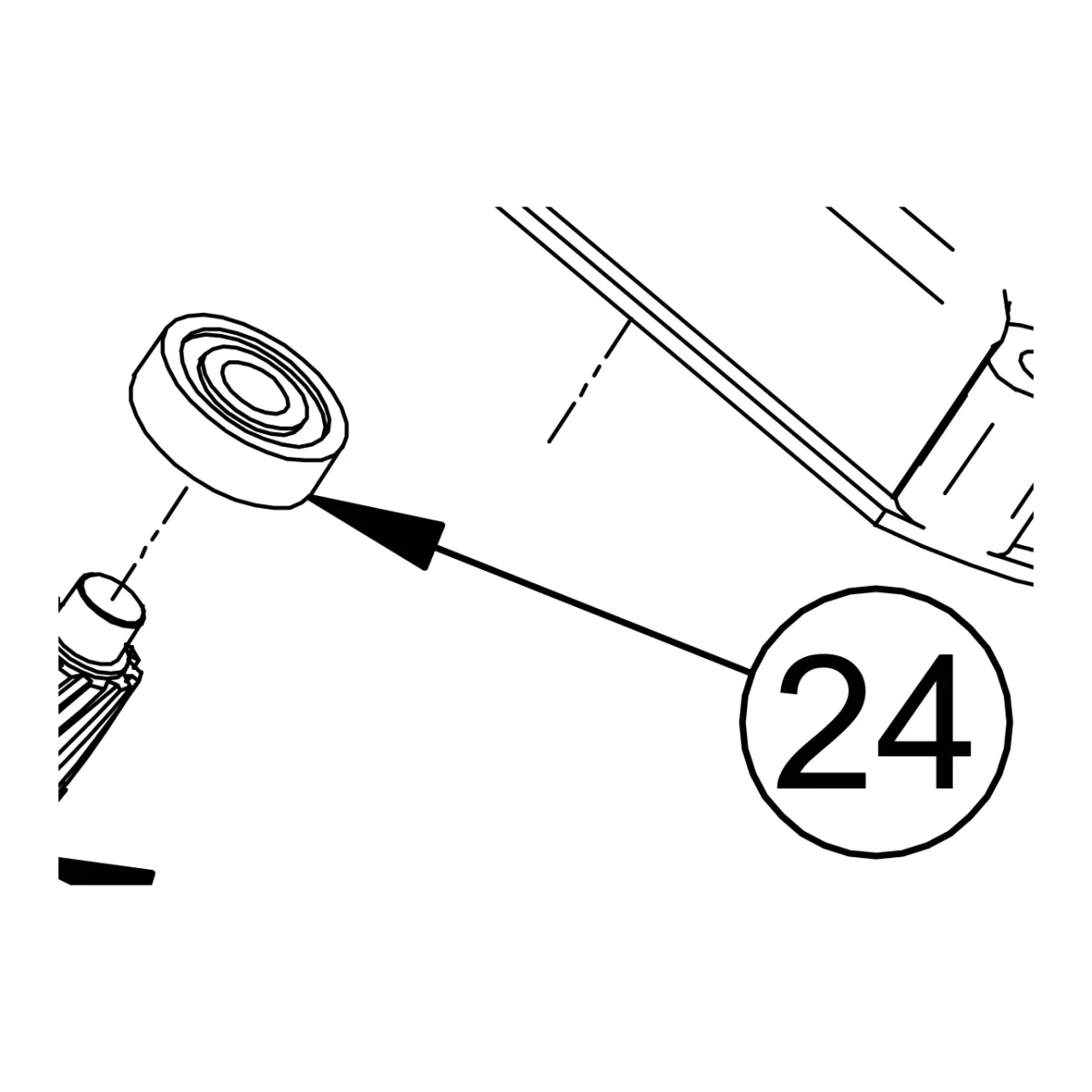 Bearing 6302 – genuine IMER part 3209682