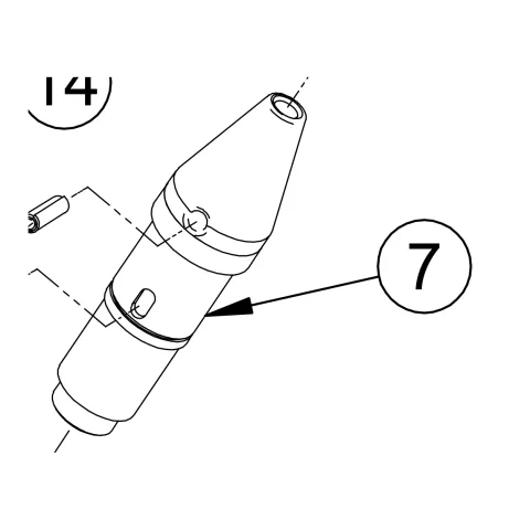 Gear box main shaft – genuine IMER part 3210474