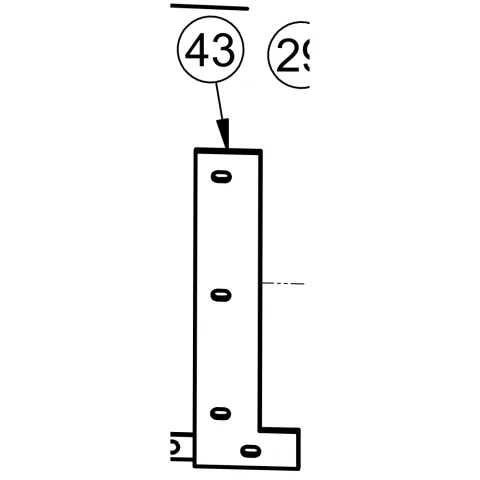 Paddle rubber – genuine IMER part 3211036 for IMER Mix 360