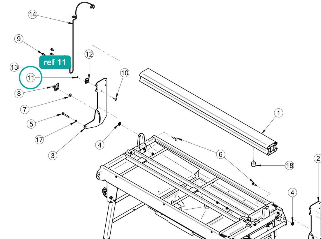 Self-Locking Nut M6 Low for IMER Equipment — IMER parts diagram, ref 11