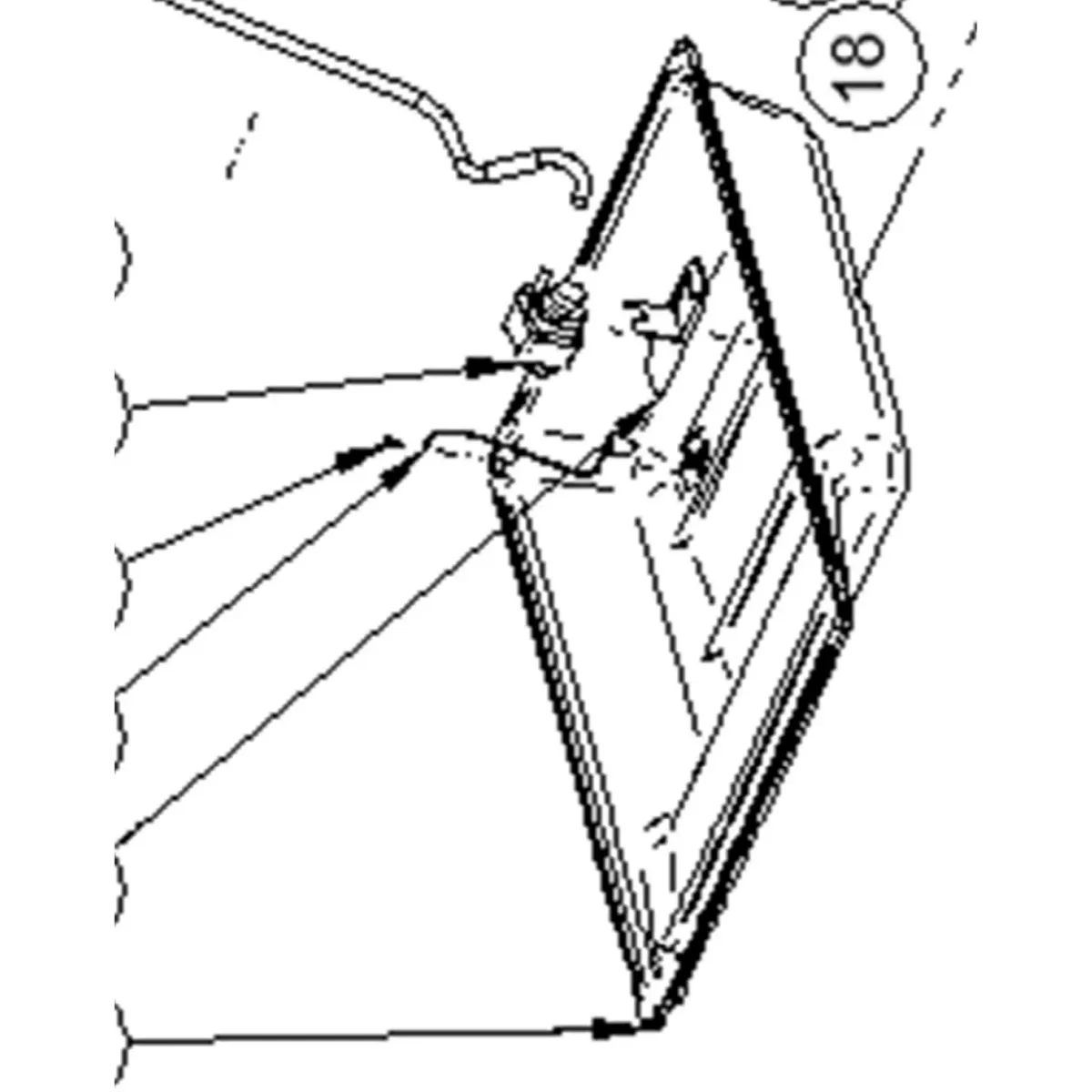 Plastic water tray – genuine IMER part 3225642 for IMER Masonry 750 Plus