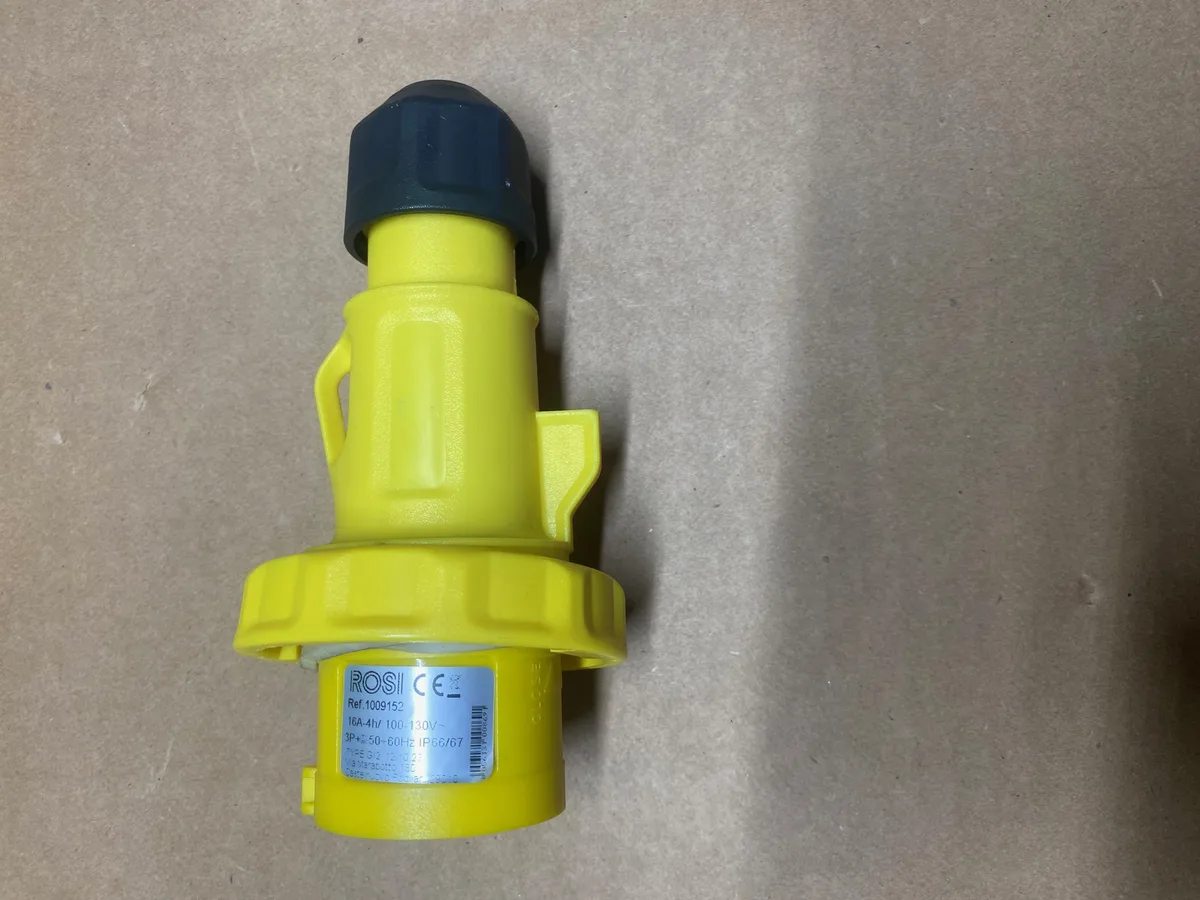 Plug 3P+T 110V 16A IP44 for IMER Pumps – genuine IMER part 3227170