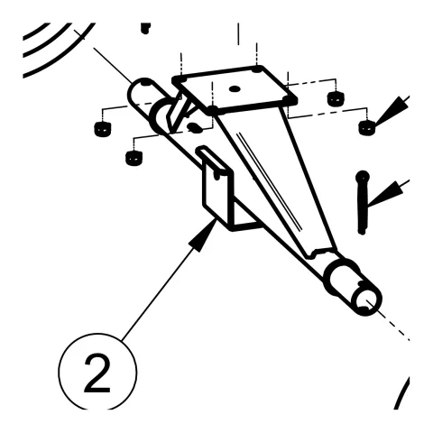Wheel axle – genuine IMER part 3228747