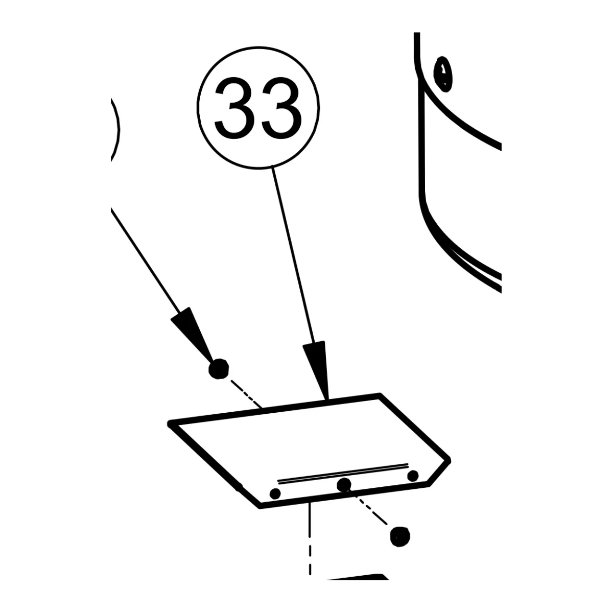 Arm closure – genuine IMER part 3228749