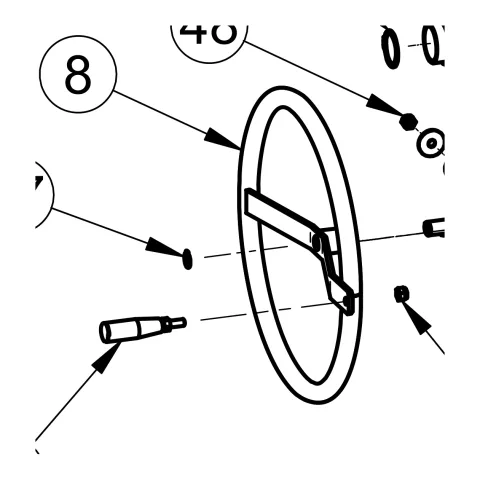 Handwheel – genuine IMER part 3228750