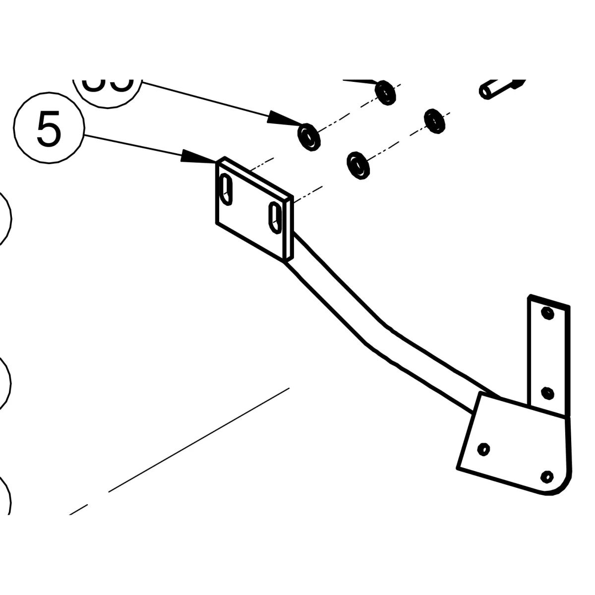 Outer mixer paddle – genuine IMER part 3229588