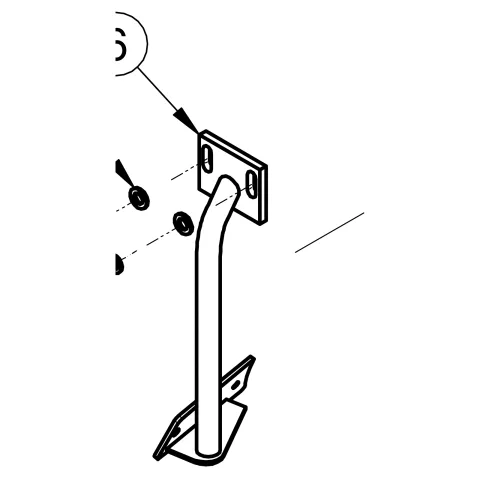 Inner mixer paddle – genuine IMER part 3229594