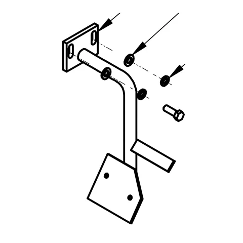 Central paddle – genuine IMER part 3230023