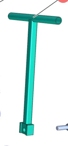 Nozzle Opening Lever for IMER Mix 750 (IMER parts book picture)