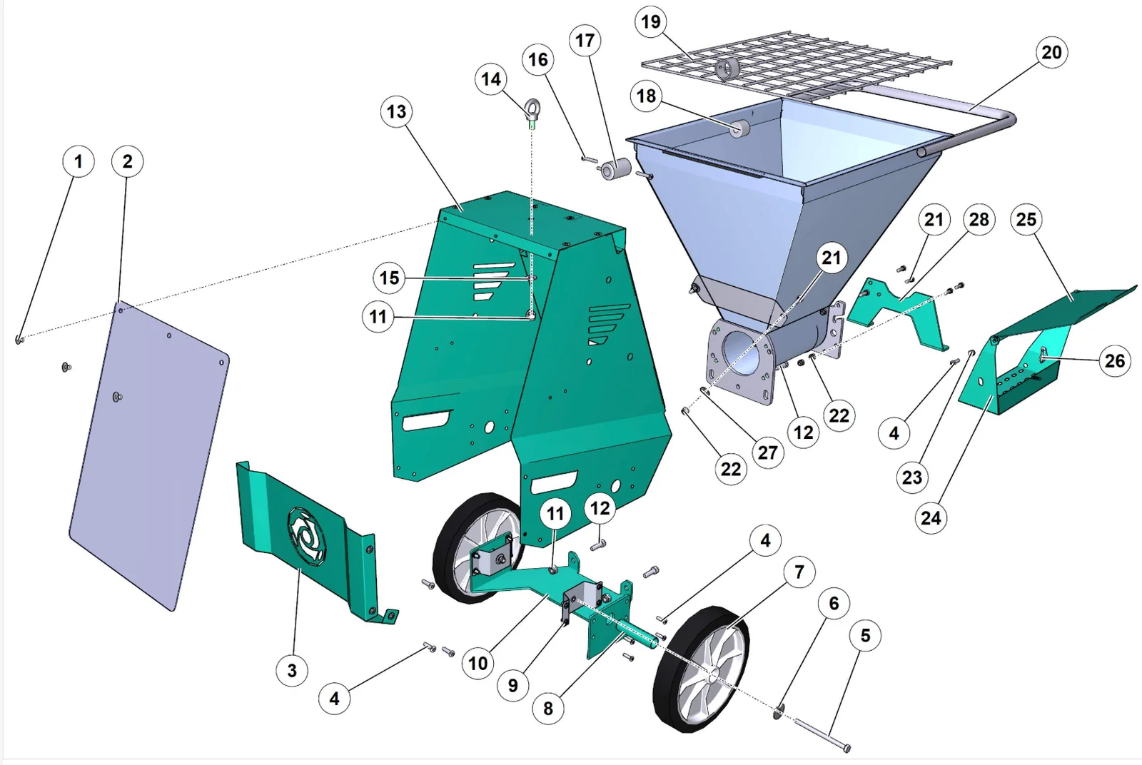 Plate for IMER Mighty Small 50 PLUS (IMER parts book picture)