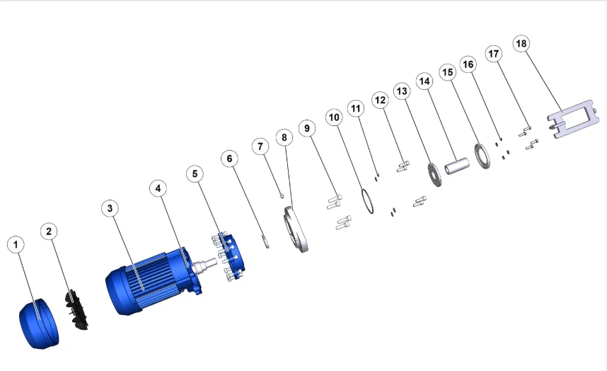 Transmission Rod for IMER Mighty Small 50 PLUS (IMER parts book picture)