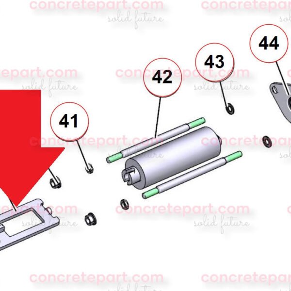 IMER Transmission Rod/Paddle Imer Small 50 Grout Pump 3224233 - Image 3