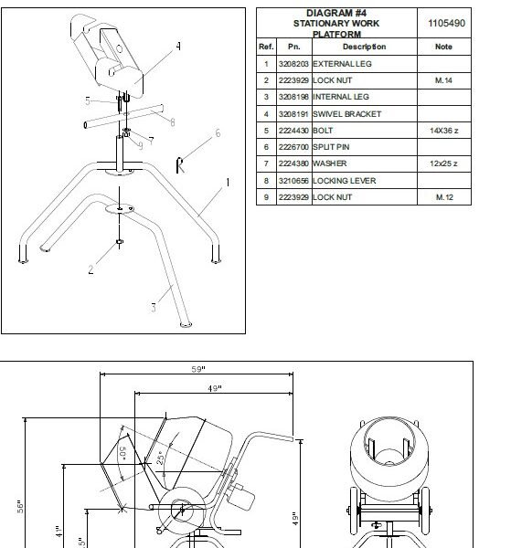 IMER 1105490 WHEELMAN STAND