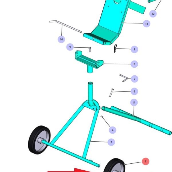 IMER 3206390 WHEEL FOR MINUTEMAN