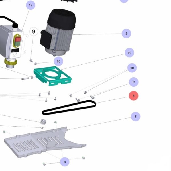 IMER MULTIMIX 350 BELT 3235727